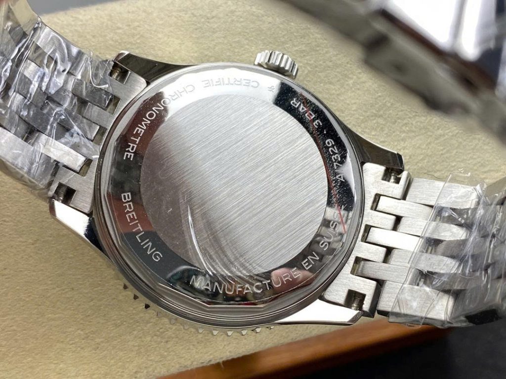 Đồng Hồ Breitling Nivitimer Replica 11 Nam Mặt Xanh Băng Máy Cơ Tự Động Thụy Sỹ 41mm (2)