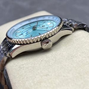 Đồng Hồ Breitling Nivitimer Replica 11 Nam Mặt Xanh Băng Máy Cơ Tự Động Thụy Sỹ 41mm (2)