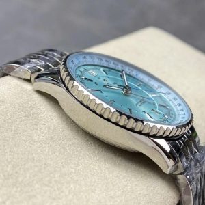 Đồng Hồ Breitling Nivitimer Replica 11 Nam Mặt Xanh Băng Máy Cơ Tự Động Thụy Sỹ 41mm (2)