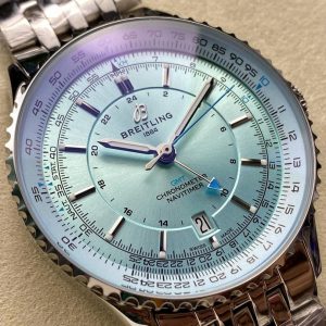 Đồng Hồ Breitling Nivitimer Replica 11 Nam Mặt Xanh Băng Máy Cơ Tự Động Thụy Sỹ 41mm (2)