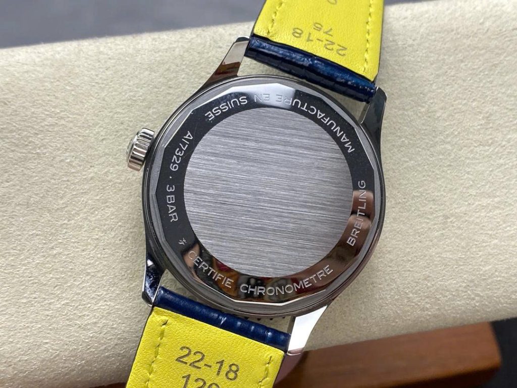 Đồng Hồ Breitling Nivitimer Replica 11 Nam Mặt Xanh Dương Dây Da 41mm (2)