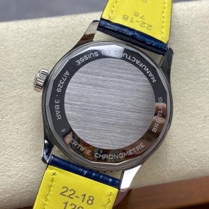 Đồng Hồ Breitling Nivitimer Replica 11 Nam Mặt Xanh Dương Dây Da 41mm (2)