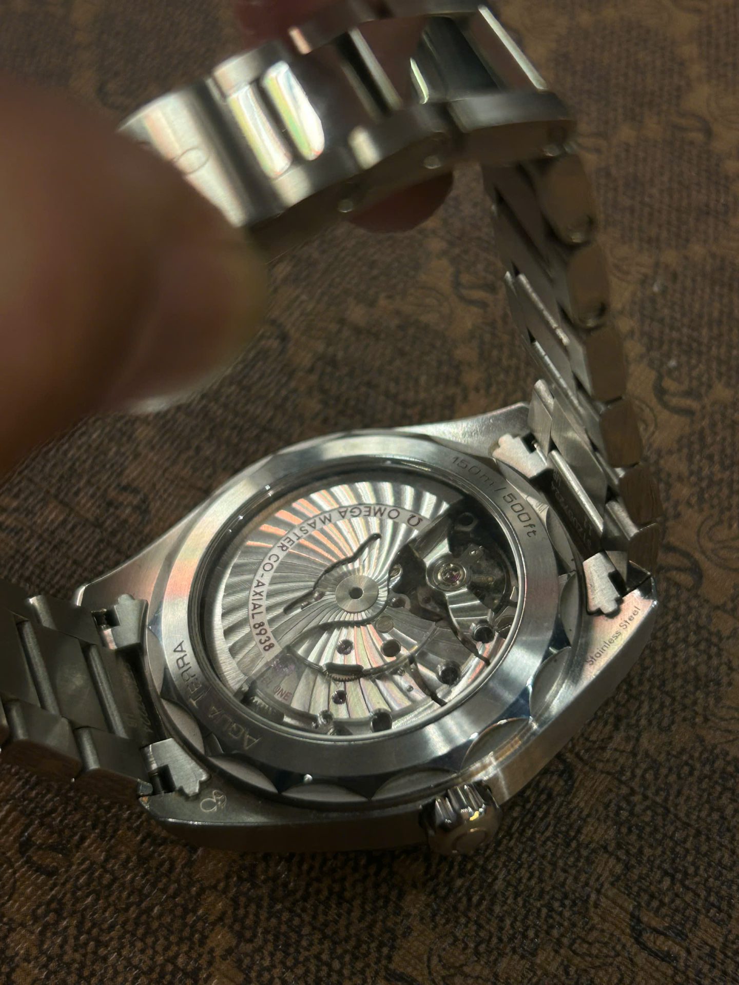 Đồng Hồ Cũ Omega Seamaster Aqua Terra Worldtimer Replica Màu Xanh Lá 43mm (5)