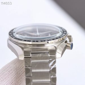 Đồng Hồ Omega Replica 11 SpeedMaster Moonwatch Chronograph Cọc Số Màu Vàng Hồng 42mm (2)