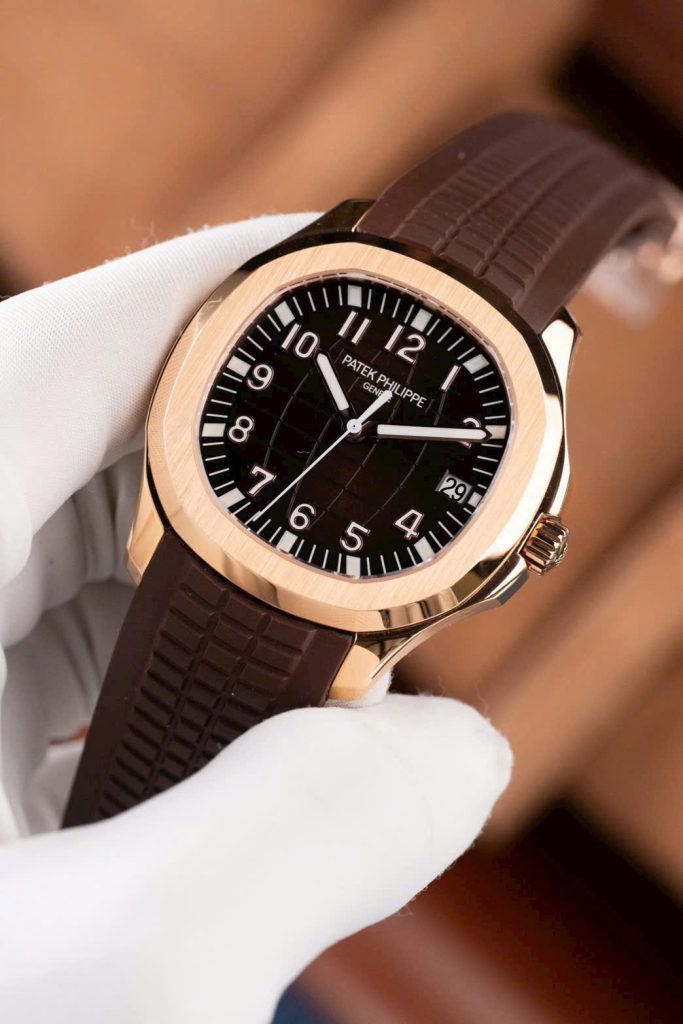 Đồng Hồ Patek Philippe Chế Tác Aquanaut 5167 Mặt Nâu Dây Cao Su Tinh Chỉnh Nhà Máy BBF 40mm (2)