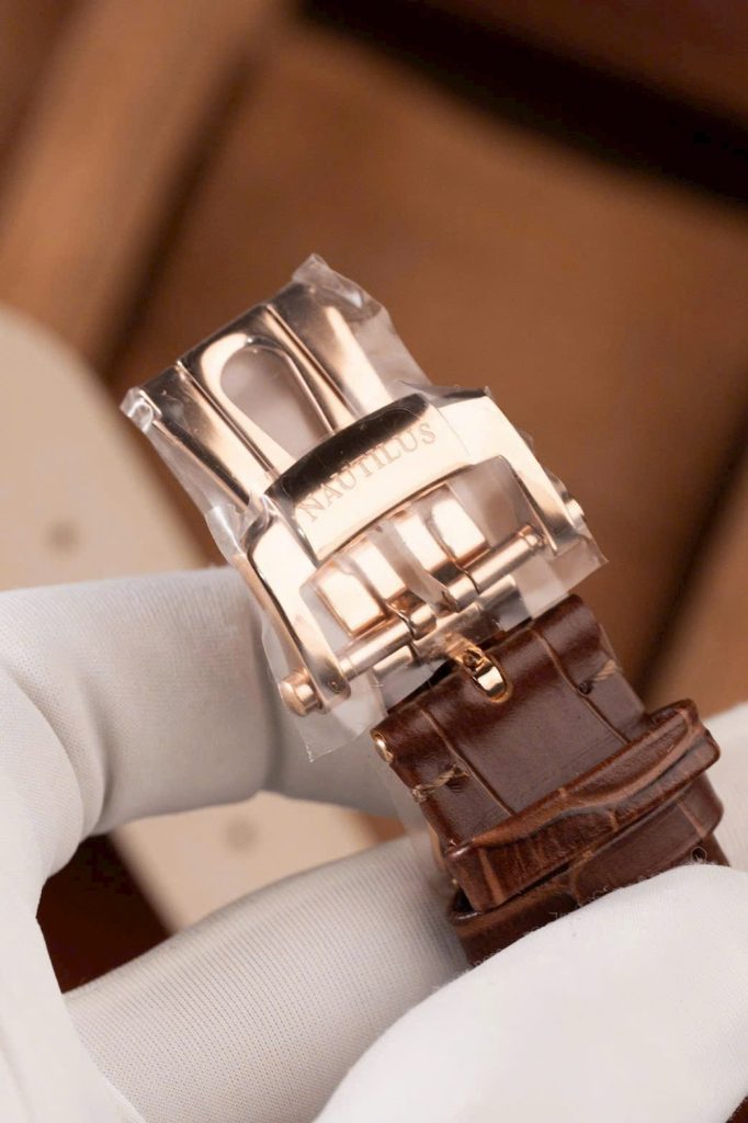 Đồng Hồ Patek Philippe Nautilus 5711 Mặt Xám Dây Da Tinh Chỉnh Xưởng BBF 40mm (2)