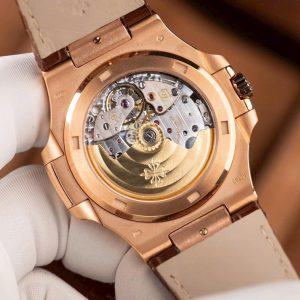 Đồng Hồ Patek Philippe Nautilus 5711 Mặt Xám Dây Da Tinh Chỉnh Xưởng BBF 40mm (2)