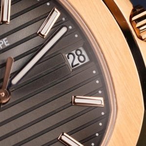 Đồng Hồ Patek Philippe Nautilus 5711 Mặt Xám Dây Da Tinh Chỉnh Xưởng BBF 40mm (2)