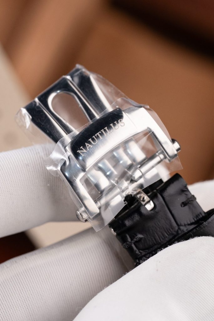 Đồng Hồ Patek Philippe Replica 11 Nautilus 5711 Mặt Xám Dây Da Tinh Chỉnh Xưởng BBF 40mm (2)