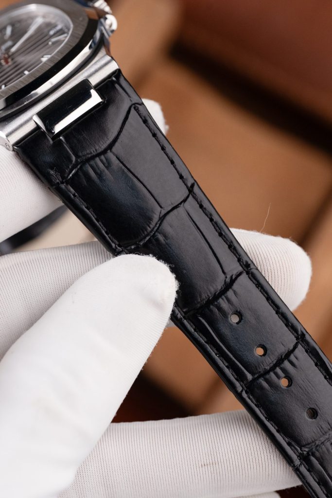 Đồng Hồ Patek Philippe Replica 11 Nautilus 5711 Mặt Xám Dây Da Tinh Chỉnh Xưởng BBF 40mm (2)