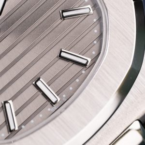 Đồng Hồ Patek Philippe Replica 11 Nautilus 5711 Mặt Xám Dây Da Tinh Chỉnh Xưởng BBF 40mm (2)