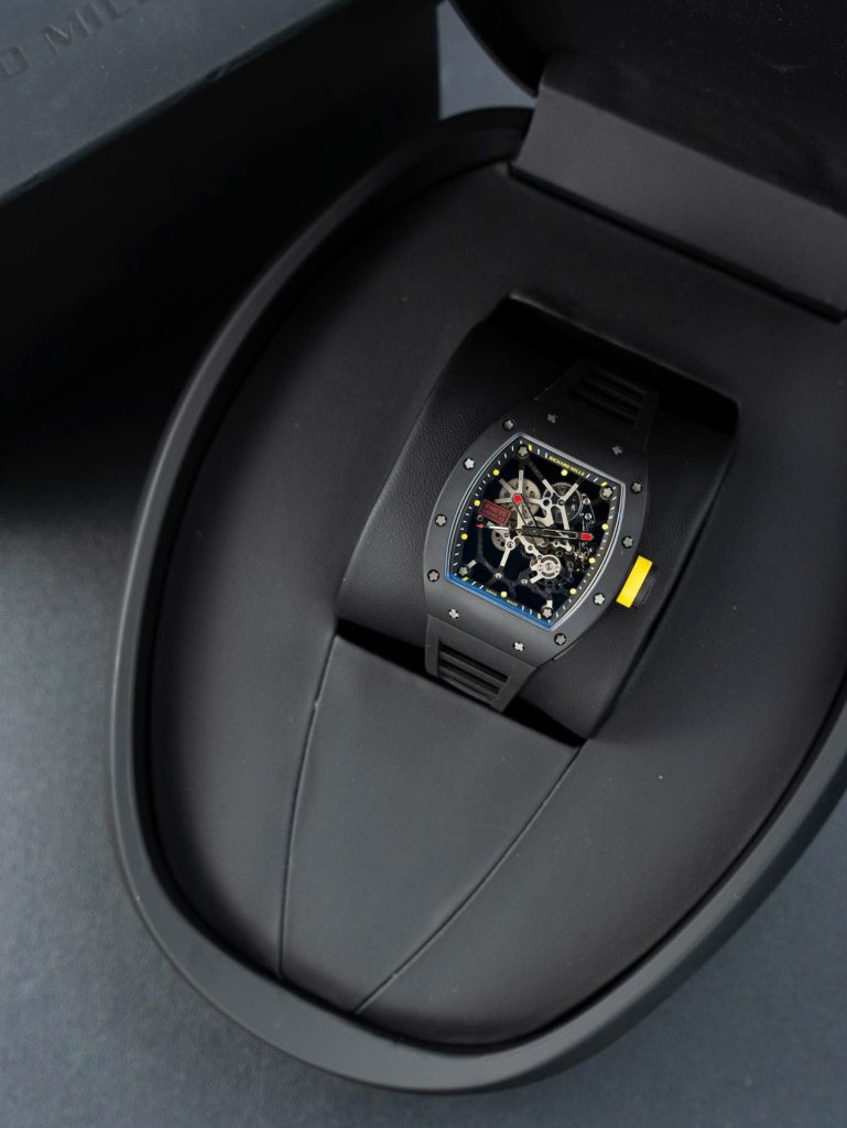 Đồng Hồ Richard Mille Chế Tác RM035 Americas Toro Vỏ Gốm Đen Dây Cao Su Xưởng ZF 40x48mm (2)