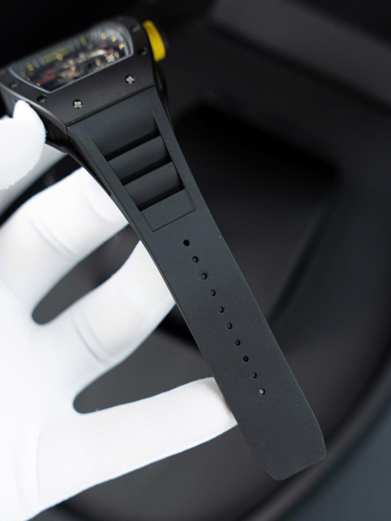 Đồng Hồ Richard Mille Chế Tác RM035 Americas Toro Vỏ Gốm Đen Dây Cao Su Xưởng ZF 40x48mm (2)