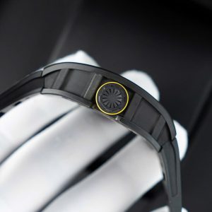 Đồng Hồ Richard Mille Chế Tác RM035 Americas Toro Vỏ Gốm Đen Dây Cao Su Xưởng ZF 40x48mm (2)