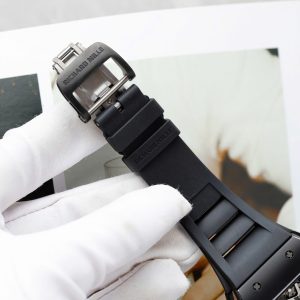 Đồng Hồ Richard Mille Rep Cao Cấp RM035 Americas Toro Vỏ Gốm Đen Dây Cao Su ZF 40x48mm (2)