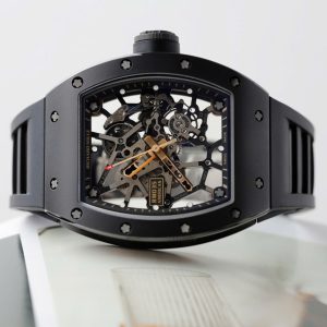 Đồng Hồ Richard Mille Rep Cao Cấp RM035 Americas Toro Vỏ Gốm Đen Dây Cao Su ZF 40x48mm (2)