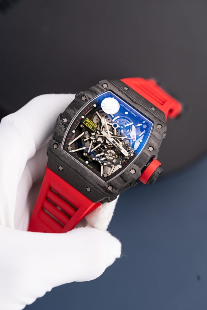 Đồng Hồ Richard Mille Rm35-02 Màu Đỏ Vỏ Carbon Siêu Nhẹ Replica Cao Cấp Xưởng ZF 44mm (1)