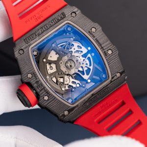 Đồng Hồ Richard Mille Rm35-02 Màu Đỏ Vỏ Carbon Siêu Nhẹ Replica Cao Cấp Xưởng ZF 44mm (1)