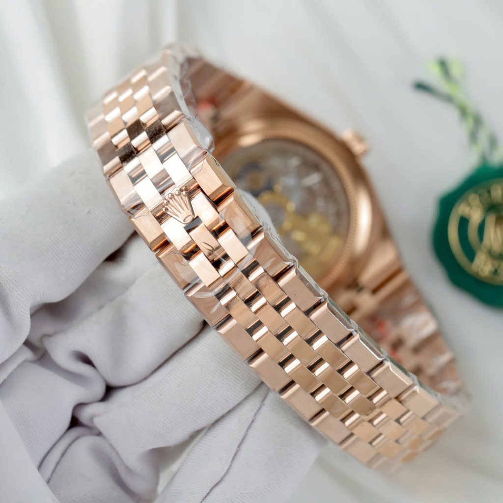 Đồng Hồ Rolex Rep 11 Land-Dweller 127235 Mặt Trắng Họa Tiết Tổ Ong Xưởng Clean 36mm (2)