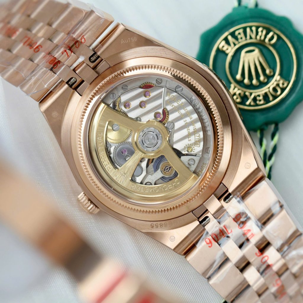 Đồng Hồ Rolex Rep 11 Land-Dweller 127235 Mặt Trắng Họa Tiết Tổ Ong Xưởng Clean 36mm (2)