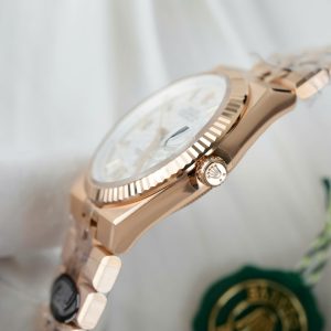 Đồng Hồ Rolex Rep 11 Land-Dweller 127235 Mặt Trắng Họa Tiết Tổ Ong Xưởng Clean 36mm (2)