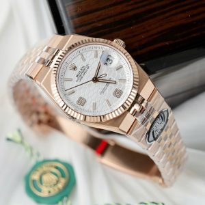 Đồng Hồ Rolex Rep 11 Land-Dweller 127235 Mặt Trắng Họa Tiết Tổ Ong Xưởng Clean 36mm (2)
