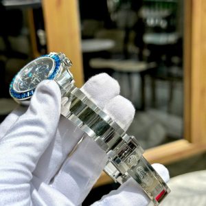 Đồng Hồ Rolex Replica Cao Cấp Daytona Arolla Challenge Đính Đá Màu Xanh Blue 40mm (2)