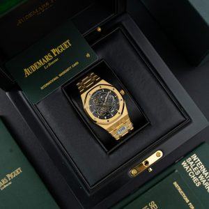 Đồng Hồ Audemars Piguet Rep 11 Royal Oak Openworked 15407 Mạ Vàng Mặt Lộ Cơ Nhà Máy THB 41mm (2)