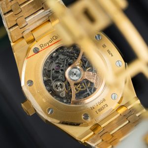 Đồng Hồ Audemars Piguet Rep 11 Royal Oak Openworked 15407 Mạ Vàng Mặt Lộ Cơ Nhà Máy THB 41mm (2)