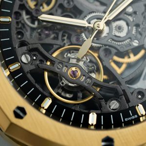 Đồng Hồ Audemars Piguet Rep 11 Royal Oak Openworked 15407 Mạ Vàng Mặt Lộ Cơ Nhà Máy THB 41mm (2)