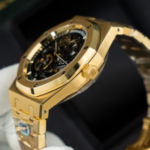 Đồng Hồ Audemars Piguet Rep 11 Royal Oak Openworked 15407 Mạ Vàng Mặt Lộ Cơ Nhà Máy THB 41mm (2)