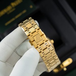 Đồng Hồ Audemars Piguet Rep 11 Royal Oak Openworked 15407 Mạ Vàng Mặt Lộ Cơ Nhà Máy THB 41mm (2)