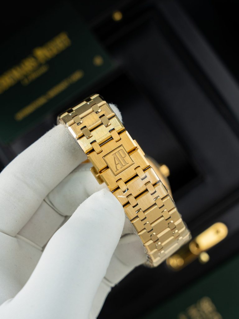 Đồng Hồ Audemars Piguet Rep 11 Royal Oak Openworked 15407 Mạ Vàng Mặt Lộ Cơ Nhà Máy THB 41mm (2)