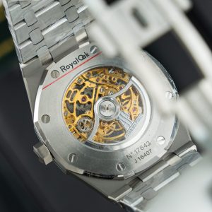 Đồng Hồ Audemars Piguet Replica 11 Royal Oak Openworked 15407 Mặt Màu Vàng Lộ Cơ Xưởng THB 41mm (2)