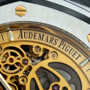 Đồng Hồ Audemars Piguet Replica 11 Royal Oak Openworked 15407 Mặt Màu Vàng Lộ Cơ Xưởng THB 41mm (2)