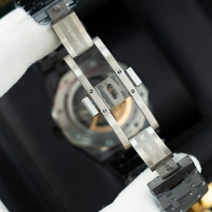Đồng Hồ Audemars Piguet Replica Cao Cấp Royal Oak 15416 Mặt Lộ Cơ Vỏ Gốm Đen Xưởng THB 41mm (2)
