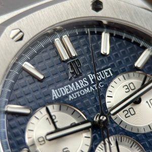 Đồng Hồ Audemars Piguet Royal Oak 26331 Chronograph Replica 11 Mặt Xanh Blue Máy Cơ Thụy Sỹ Xưởng APS 41mm (2)