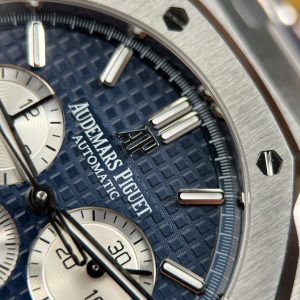 Đồng Hồ Audemars Piguet Royal Oak 26331 Chronograph Replica 11 Mặt Xanh Blue Máy Cơ Thụy Sỹ Xưởng APS 41mm (2)