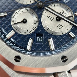 Đồng Hồ Audemars Piguet Royal Oak 26331 Chronograph Replica 11 Mặt Xanh Blue Máy Cơ Thụy Sỹ Xưởng APS 41mm (2)