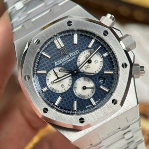 Đồng Hồ Audemars Piguet Royal Oak 26331 Chronograph Replica 11 Mặt Xanh Blue Máy Cơ Thụy Sỹ Xưởng APS 41mm (2)
