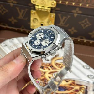 Đồng Hồ Audemars Piguet Royal Oak 26331 Chronograph Replica 11 Mặt Xanh Blue Máy Cơ Thụy Sỹ Xưởng APS 41mm (2)