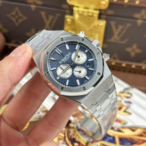 Đồng Hồ Audemars Piguet Royal Oak 26331 Chronograph Replica 11 Mặt Xanh Blue Máy Cơ Thụy Sỹ Xưởng APS 41mm (2)