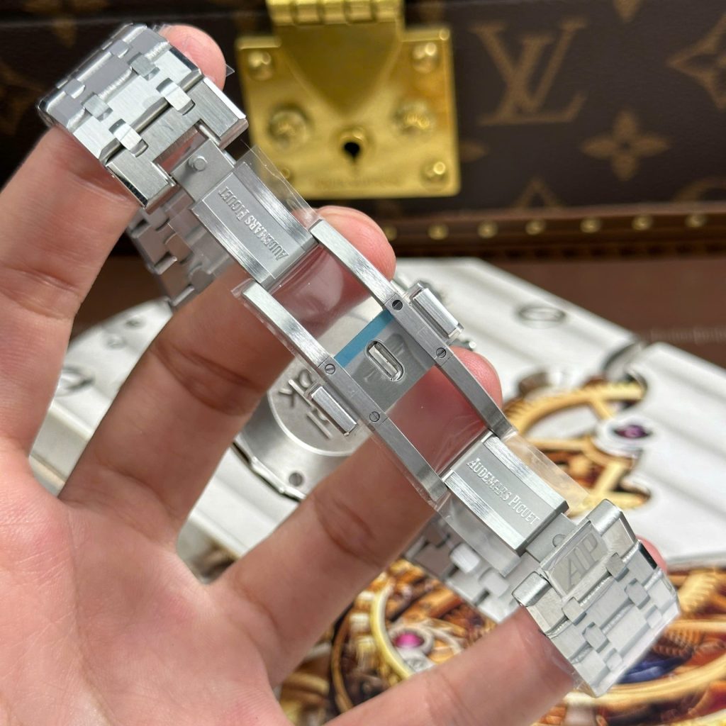 Đồng Hồ Audemars Piguet Royal Oak 26331 Chronograph Replica 11 Mặt Xanh Blue Máy Cơ Thụy Sỹ Xưởng APS 41mm (2)