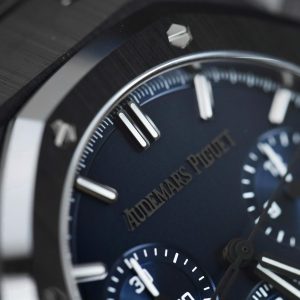 Đồng Hồ Audemars Piguet Royal Oak Chronograph 26240 Replica 11 Vỏ Gốm Mặt Xanh Than Xưởng APS 41mm (2)