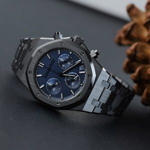 Đồng Hồ Audemars Piguet Royal Oak Chronograph 26240 Replica 11 Vỏ Gốm Mặt Xanh Than Xưởng APS 41mm (2)