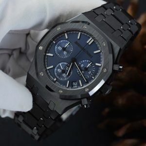 Đồng Hồ Audemars Piguet Royal Oak Chronograph 26240 Replica 11 Vỏ Gốm Mặt Xanh Than Xưởng APS 41mm (2)