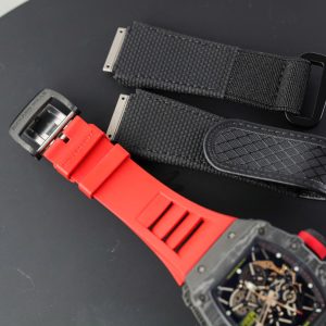 Đồng Hồ Richard Mille RM35-01 Rep Cao Cấp Màu Đỏ Vỏ Carbon NTPT Xưởng ZF 49,9x43mm (2)