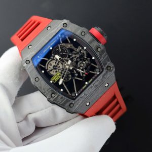 Đồng Hồ Richard Mille RM35-01 Rep Cao Cấp Màu Đỏ Vỏ Carbon NTPT Xưởng ZF 49,9x43mm (2)