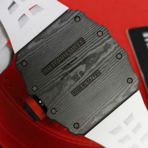 Đồng Hồ Richard Mille RM35-01 Replica 11 Vỏ Carbon NTPT Dây Cao Su Trắng Xưởng ZF 49,9x43mm (2)