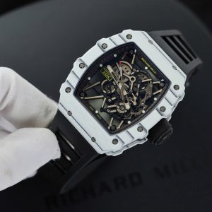 Đồng Hồ Richard Mille RM35-01 Replica 11 Vỏ Carbon NTPT Màu Trắng Nhà Máy ZF 49,9x43mm (2)